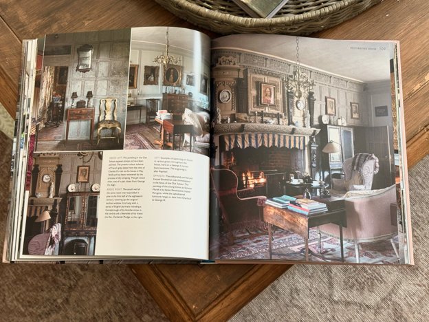 Romantic English Homes coffee table book featuring English interiors